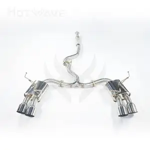 Catback exhaust system genesis coupe for Subaru Impreza WRX STI 2.0T 2015UP high performance stainless steel exhaust catback