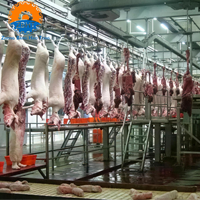 Ligne d'abattage automatique de porcs ZBHT, haute capacité, 200 têtes par heure, équipement d'abattoir pour abattoir porcin moderne