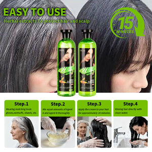 Crema Colorante per <span class=keywords><strong>Capelli</strong></span> all'Avocado di Qualità Premium, Estratto Vegetale Naturale, Henna per Coprire i <span class=keywords><strong>Capelli</strong></span> Grigi, Senza Bisogno di Decolorazione, per Uso Domestico - Product Image 2