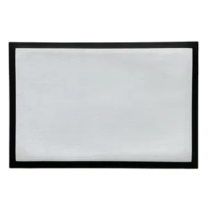 Tapis d'intérieur blanc en caoutchouc imprimable, 150mm d'épaisseur, ustensile de porte blanc