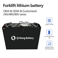 Batteries de traction au plomb-acide personnalisées 24V, 48V, 72V et 80V pour chariots élévateurs et transpalettes électriques/batteries au plomb-acide.