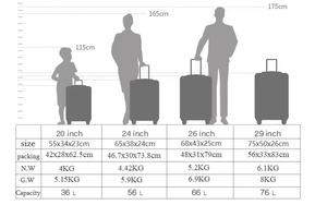 Snelle, gepersonaliseerde, volledig aluminium koffer handbagage luxe merk cabinebagage met spinnerwielen en TSA-slot - Product Image 5