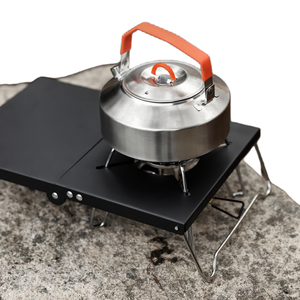 Table de camping pliable multifonctionnelle d'extérieur en acier inoxydable, table à manger portable pour la cuisine - Product Image 3