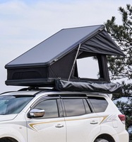 Tente de toit triangulaire en aluminium à ouverture automatique pour camping familial en plein air, quatre saisons, double couche, >3000 mm