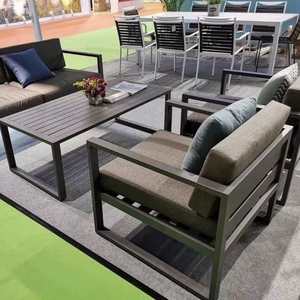 Vente en gros au meilleur prix Mobilier d'hôtel nordique en métal imperméable Meubles <span class=keywords><strong>de</strong></span> cour en aluminium Meubles <span class=keywords><strong>de</strong></span> patio <span class=keywords><strong>Salon</strong></span> <span class=keywords><strong>de</strong></span> <span class=keywords><strong>jardin</strong></span> Canapé d'extérieur - Product Image 1
