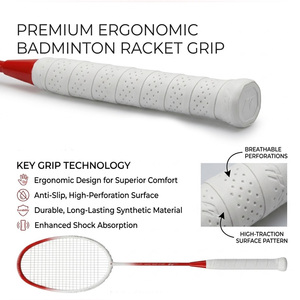 Raquette de <span class=keywords><strong>badminton</strong></span> en fibre de carbone ultra légère, durable, pour hommes et femmes, entraînement et compétition professionnelle - Product Image 4