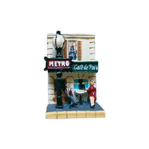 工厂定制3D树脂法国巴黎冰箱磁铁套装埃菲尔铁塔法国地标纪念品冰箱磁铁手磁 - Product Image 4