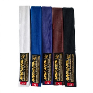 Cinturón de Jiu Jitsu de Alta Calidad, Cinturón de Artes Marciales de Algodón, Logotipo Personalizado, Fabricante Mayorista para Academias y Equipos - Product Image 2