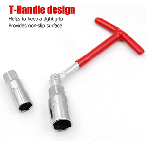 Phổ 3pcs t-xử lý cờ lê cho bugi ổ cắm 16mm & 21mm Remover cài đặt xe công cụ - Product Image 4