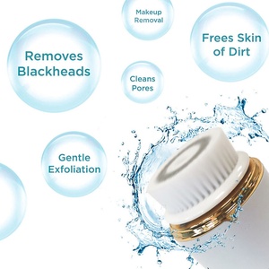 New Portable Skin Care Device Waterproof Soft Face Washing Brush Facial <b>Massager</b> Electric Deep Cleansing Brush - Product Image 5