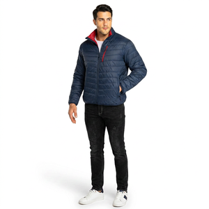 Veste matelassée pour homme de couleur unie, style tendance, vente en gros, veste d'hiver chaude standard pour homme, FINER THREADS HIGH STREET - Product Image 1