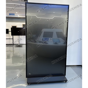 Hushida <span class=keywords><strong>LCD</strong></span> 75 86 100 inch trong nhà dọc Totem quảng cáo Android Video hiển thị miễn phí đứng kỹ thuật số biển Màn hình kiosk - Product Image 2