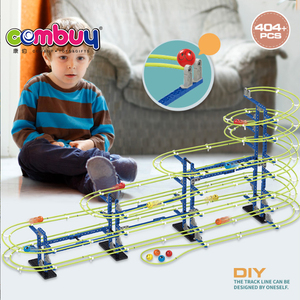 Set di Blocchi per Costruzioni con Pista per Palline Rotolanti Fai-da-Te Educativo in Plastica - 4 Palline - Product Image 3