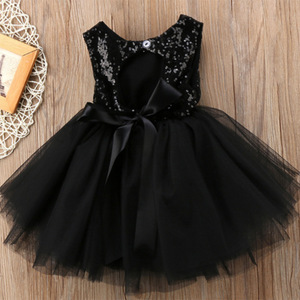 Di <span class=keywords><strong>natale</strong></span> paillette posteriore del cuore di alta qualità vestito da usura del partito <span class=keywords><strong>per</strong></span> le ragazze dei bambini - Product Image 5