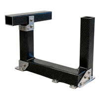 Tube carré en fibre de carbone mat résistant à l'usure, personnalisable OEM, usinable par CNC pour les accessoires de mise à niveau de modèle
