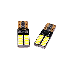 Bombillas LED T10 24LED 4014 para Luz de Matrícula, Luz de Señalización Lateral y Luz de Posición Automotriz - Product Image 1