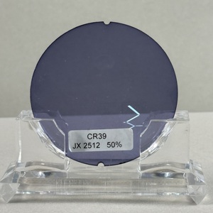 Lentes Ópticas Púrpuras Personalizables con Protección UV400 <span class=keywords><strong>y</strong></span> Resistentes a los Arañazos <span class=keywords><strong>para</strong></span> Gafas de Sol, Resina 1.56-1.74, Bajo MOQ, Se Aceptan Lotes Mixtos - Product Image 1