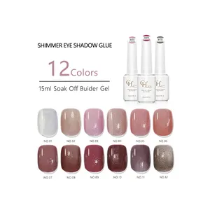 CHAORY Großhandel 12 Farben Highlight Gel Nagellack UV Led Gel Polish Private Label Gel Nagellack Sets 15ml OEM