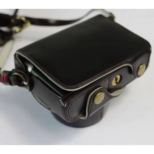 ตัวอย่างฟรี กระเป๋ากล้องหนัง PU สำหรับ Leica D-LUX7 D-LUX 7 LUX7 พร้อมช่องใส่แบตเตอรี่ - Product Image 3