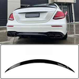 ชิ้นส่วนตกแต่งปีกหลังรถยนต์สำหรับ Mercedes Benz E-Class E300 E350 E63 AMG 2016-2020 สปอยเลอร์หลังภายนอกรถยนต์ - Product Image 1