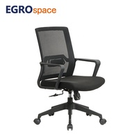 EGROspace Mesh Mid Back Foshan Roues Ergonomique Visiteur Réglable Luxe Confortable Style Patron Chaise de Bureau Pivotante
