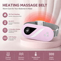 Ceinture chauffante de massage pour soulager les douleurs menstruelles, ceinture abdominale chauffante menstruelle avec 4 modes et 4 températures réglables