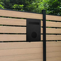 Grande boîte de livraison de colis en acier galvanisé imperméable pour l'extérieur, à encastrer dans le mur, pour les colis de la boîte aux lettres
