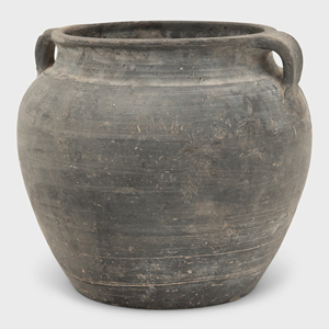 Olla de pepinillo de piedra hecha a mano, textura desgastada, Vintage moderna cocina rústica, tarro de almacenamiento decorativo, diseño Floral para el jardín del hogar - Product Image 3