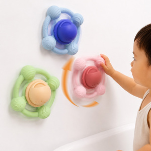 <span class=keywords><strong>Jouet</strong></span> de bain rotatif en silicone sans BPA en forme d'OVNI, avec <span class=keywords><strong>ventouse</strong></span>, <span class=keywords><strong>pour</strong></span> le plaisir des tout-petits dans la salle de bain - Product Image 1