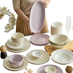 Bol en céramique, compatible micro-ondes, design moderne et simple, forme élégante, haute valeur chromatique, sous-glaçure, pour la maison, les gîtes et les restaurants - Product Image 1