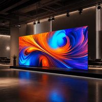 Écran LED d'intérieur à haute luminosité P1.25, petit pas de pixel, COB, mur vidéo, écran publicitaire LED d'intérieur
