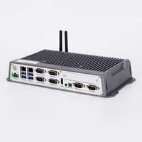 Mini PC industriel embarqué sans ventilateur à large plage de tension d'entrée, E/S numériques pour IoT / IIoT / Industrie 4.0