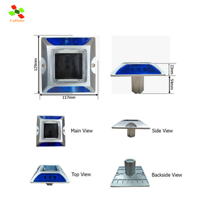 Đường cao tốc Trắng Sơn Bề Mặt <span class=keywords><strong>Led</strong></span> Mắt Mèo Năng Lượng Mặt Trời Đường Đánh Dấu - Product Image 3