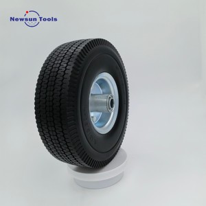 NS China Venta al por Mayor de Ruedas de Espuma de PU Sólida Antipinchazos de Alta Calidad de 10 Pulgadas <span class=keywords><strong>3.50</strong></span>-4 para Carretillas de Jardín, Carros de Mano y Carretillas - Product Image 5