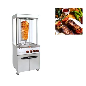Machine à Kebab Rotatif au Gaz Professionnelle pour Restaurant, Option Barbecue Rotatif, Équipement de Restauration de Rue - Product Image 5