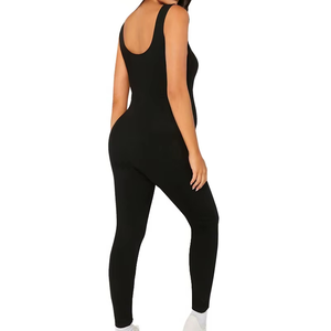 <span class=keywords><strong>Tuta</strong></span> <span class=keywords><strong>Nera</strong></span> <span class=keywords><strong>Aderente</strong></span> e Modellante Casual per Donne in Gravidanza Stile Estivo - Product Image 3