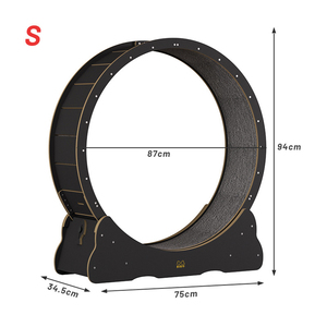 Roue de chat en bois Exerciseur Intérieur Pet Running Wheel Grands chats pour chat Exerciseur Wheel - Product Image 2