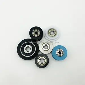 OEM POM nilon PU dilapisi plastik bantalan sabuk pulley bearing 6203 608 6201