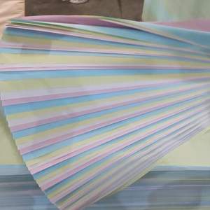 Feuilles de papier sans carbone NCR 65x100cm 70x90mm 77x110mm Image bleue 48-80g 5 couleurs Cb Cfb Cf 381mm papier auto-copie sans carbone - Product Image 4