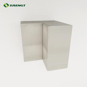 Giá bán buôn tủ bếp kéo xuống màu trắng và vàng, thiết kế hiện đại, dễ vệ sinh, kiểu chữ L góc tường - Product Image 5