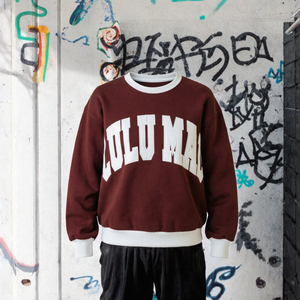 Prix bas, haute qualité, sweat-shirt unisexe en molleton français, impression personnalisée en relief, 100% coton, pull-over oversize - Product Image 3