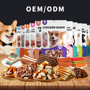 Golosinas Saludables para Mascotas Personalizables Directamente de Fábrica, Palitos de Pollo y Galletas Envueltas en Piel de Pato, Suministros de Alimentos para Perros - Product Image 1