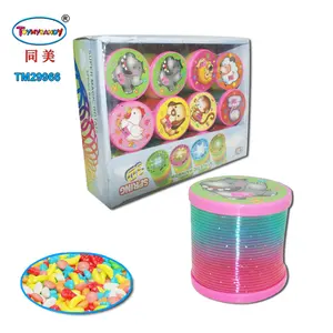 Iluminación de plástico arcoíris toy candy