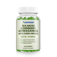 Complément Alimentaire OEM SPL Vitamines, Algues Marines, Baies de Sureau, Canneberges, Collagène, Gommes au Vinaigre de Cidre Naturel pour le Blanchiment de la Peau