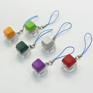 Porte-clés personnalisé avec logo, bouton-poussoir, gadget promotionnel pour salon professionnel, jouet anti-stress, vente en gros - Product Image 2