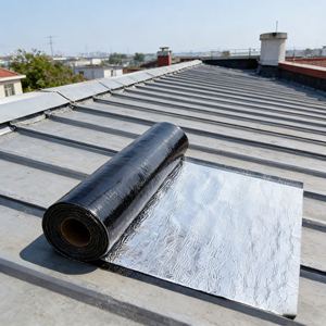 Membrane d'étanchéité bitumineuse autocollante HuaFeng à <span class=keywords><strong>prix</strong></span> d'usine pour toitures métalliques - Product Image 1