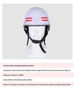 Casco da Pompiere Flessibile di Alta Qualità con Schermo Protettivo Anticalore, Attrezzatura Professionale per Soccorso in Scenari di Fuoco Estremo - Product Image 5