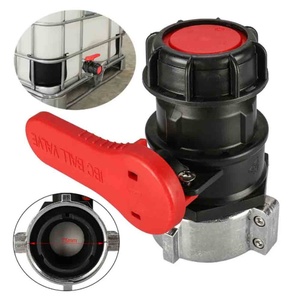 Vanne à boisseau sphérique à filetage grossier 62/75 mm vers sortie filetage grossier 60 mm pour connecteur de citerne IBC, vanne de raccordement pour réservoir IBC, adaptateur de réservoir d'eau usée IBC - Product Image 6