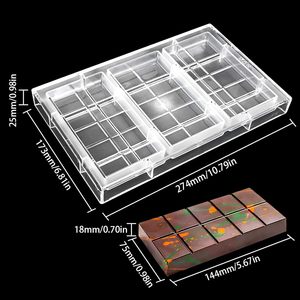 Moule à chocolat de Dubaï, moules à chocolat personnalisés en polycarbonate, moules rectangulaires faits à la main pour chocolats et bonbons - Product Image 4