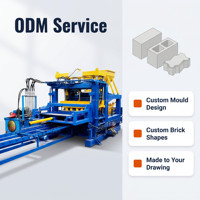 Machine de fabrication de blocs hydraulique entièrement automatique utilisant du ciment, du sable et des déchets de construction, à haut niveau de sécurité
